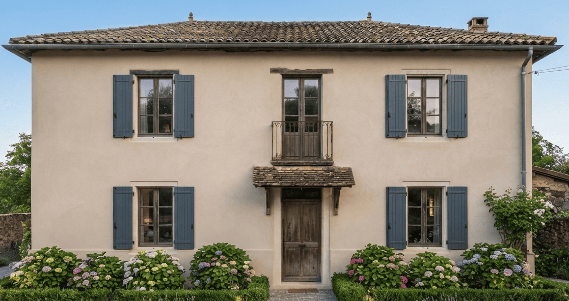 Restauration d'un mur ancien en pisé après travaux